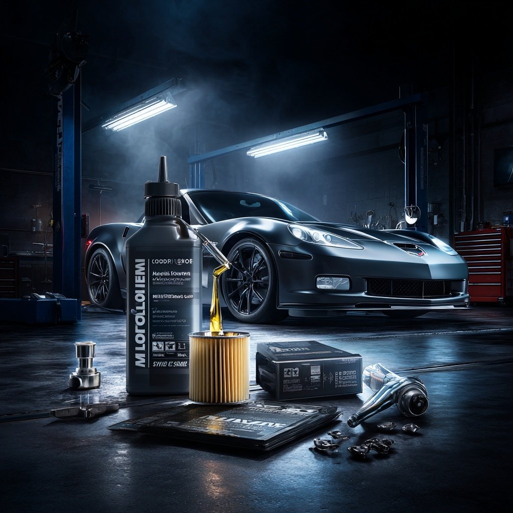 Mobile oil change under the hood